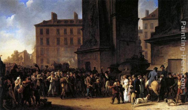 Louis-Leopold Boilly Departure of the Conscripts in 1807